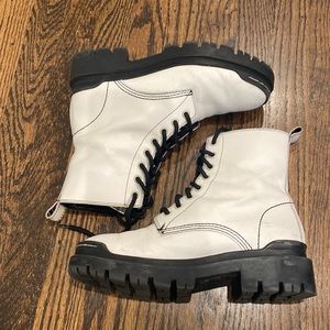 Marc Fisher Kassy Lace up Combat bootie